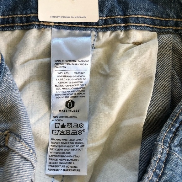 Denizen from Levi’s Denim High Rise Loose Wide Leg Jeans Size 8/W29 - Picture 10 of 16